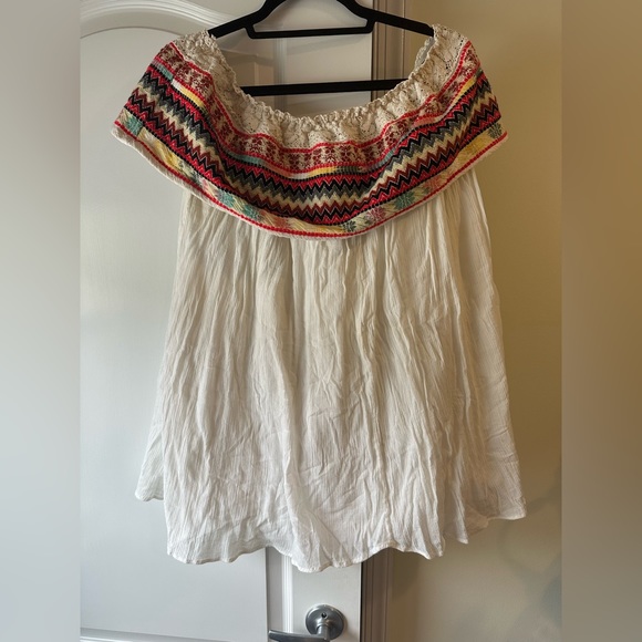 ASOS Aztec off shoulder sundress - Picture 2 of 3